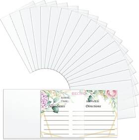 Tbk0030 Tutata 3x5 Inches Recipe Card Protectors Covers Index Sleeves Set Of 100