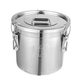 Tysookupro Us 722487536116 304 Stainless Steel Airtight Canister For Home Rice Cereal Grain Silver-12l
