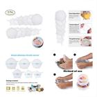 Tyv8055529xzx Piece Lids Silicone Stretch Food Bowl Covers Flexible 672168455413