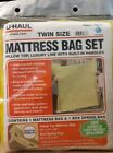 4031 U-haul Twin Size Mattress Bag Set Pillow Top Luxury Line With Built-in Handles
