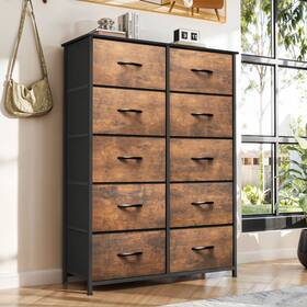 Uforic 197839312630 10-drawer Fabric Storage Chest - Dresser For Bedroom Organization