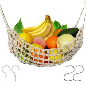 10077-sgwd Ulifebetter Hanging Fruit Hammock Under Cabinet 13 16in 31.7 X 40.6cm/12.8 Beige