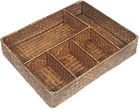 Uls-b-7-3-co Ululusky Tea Bag Organizer Packet Holder Coffee Bar 5 Sections