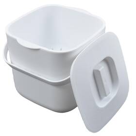 Bin-wh-4l Umtiti 4-liter Kitchen Compost Bin With Handles For Countertop Food Scrap Collection