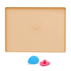 Under Sink Mat Kitchen Cabinet Tray 28inch X 22inch Flexible Waterproof Silicone Made