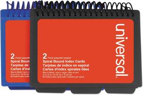 Unv47302 Universal 4 X 6 Ruled Spiral Bound Index Card - 4x6 Inches White