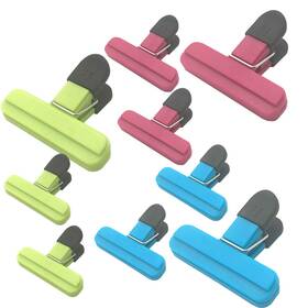 Uniyo 635028253307 9pack Large Chip Bag Clips - Assorted Sizes Food Plastic Heav Uniyo 635028253307 9pack Large Chip Bag Clips - Assorted Sizes Food Plastic Heav
