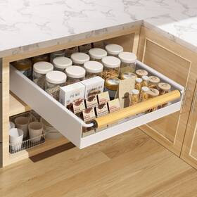 Ct-006 Upesitom Pull Out Cabinet Organizer 15.3ftft Deep Expandable Slide Organize