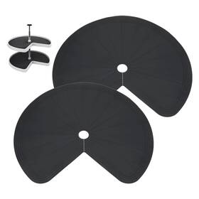 Liner001 Uprony 2pcs Lazy Susan Shelf Liner 27 Inch Silicone Non Slip Kitchen Ca