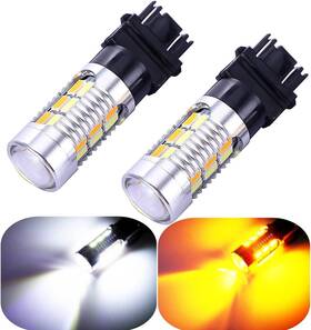 Ts22-3157 Us Switchback 3157 Led Turn Signal And Drl Bulbs White/amber 22 Smd 2-pack Ts22-3157 Us Switchback 3157 Led Turn Signal And Drl Bulbs White/amber 22 Smd 2-pack