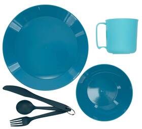 1142761 Ust Ustpackware Dish Set With Mesh Bag Bpa Free Construction And Eating Utensils