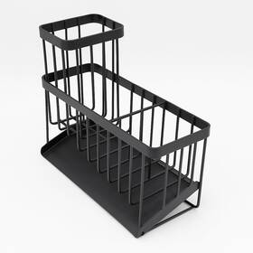 90550 Ustech Kitchen Sink Organizer Sponge Holder Countertop Brush Hol