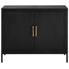 22891 Uttermost 11.75 Inch W Accent Cabinet - Black 22891 Uttermost 11.75 Inch W Accent Cabinet - Black