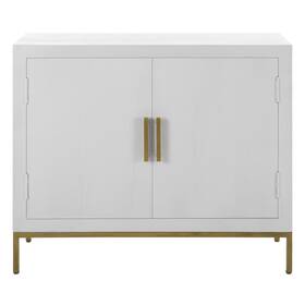 24013 Uttermost Front Range 40 Inch W 2 Shelf Oak Accent Cabinet - White 24013 Uttermost Front Range 40 Inch W 2 Shelf Oak Accent Cabinet - White