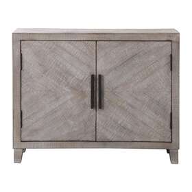 24873lind Uttermost 24873 40 Inch W Contemporary Fir Wood Accent Cabinet - White Washed