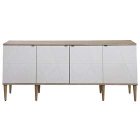 25101 Uttermost Tightrope 72 Inch W 4 Shelf Wood Accent Cabinet - Natural Oak Ceruse 25101 Uttermost Tightrope 72 Inch W 4 Shelf Wood Accent Cabinet - Natural Oak Ceruse