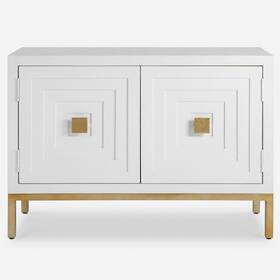 Cabinet-31.13 Uttermost 50033 Aiken - 2 Door Inches Tall And 43.25 Wide