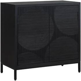 50063 Uttermost Beswick 32 Inch W 2 Door Wood Cabinet - Black