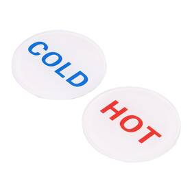 Uxcell 746453208388 10pcs Self Stick Hot/cold Water Label Acrylic Round Sticker Signs Uxcell 746453208388 10pcs Self Stick Hot/cold Water Label Acrylic Round Sticker Signs