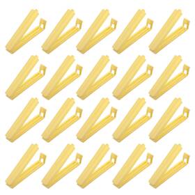 Uxcell 767153808692 Sealing Clips 3.5 Inch 20 Pack Reusable Plastic Bag Clamp Sealer Yellow