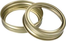 A22121500ux0953 Uxcell Canning Jar Rings 12 Pcs - Tinplate Split-type Mason 70mm Gold