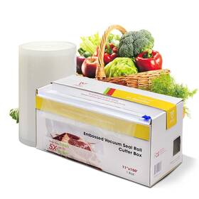 V Vesta Precision 850007199616 Vacuum Sealer Roll 11 Inch X 150 Keeper With Cutter - Premium Seal B