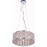 V2914d16c-rc Elegant Lighting Rc Amelie Six Light Pendant Chrome 842814128057