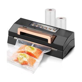 Vs8002 Vacapex 2025 Black Stainless Steel Food Vacuum Sealer Deluxe M