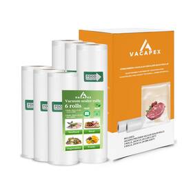 Vsb00001 Vacapex Vacuum Sealer Bags Rolls For Food 6 Custom Fit F... Fast Ship