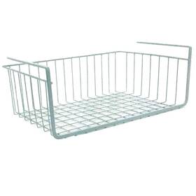 Vandue 753807365512 Modern Home 15-inch Cabinet Wire Hanging Basket Shelf White