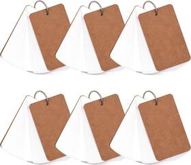 Zh077 Vantasii 300 Pcs White Blank Customizable Index Flash Study Note 9 X 5.3 Cm