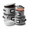 Vds-hh-hds-01 Hearth Harbor China Plates Storage Containers Set Crafted For Optimum