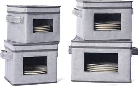 Mg-0001-gry Veno 4 Size Storage Containers Dishes Plate Hard Shell Holiday Ornament Box