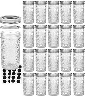 Verones 667176840634 Mason Jars 12 Oz Canning Jelly With 20pack 20 Pack