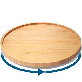 B0f322wnsz Vertorgan Lazy Susan Organizer For Kitchen Bamboo Turntable Cabinet Pantr