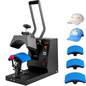 8544 Vevor 197988270317 Hat Heat Press With 4pcs Interchangeable Platens 6 Inch X3 /6.7 X2.7