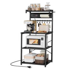 Vevor 197988918929 Kitchen Bakers Rack With Power Outlets 23.6 X 15.7 55.1 Inch Microwa
