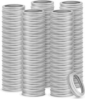 Cjb100p-70 Vibratite 100 Pieces Regular Mouth Canning Rings 70mm Mason Jar Silver