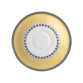 Villeroy & Boch 003683108816 Audun Ferme Breakfast/soup Cup Saucer Yellow/black/white 18cm