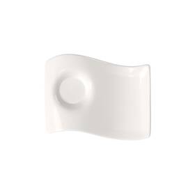 Villeroy & Boch 003683249762 Newwave Cafe Espresso Cup Saucer Plate 6.5 X 5 X1 In Premium Porcelain White