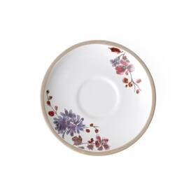 Villeroy & Boch 003686259010 Artesano Provencal Lavender Tea Cup Saucer 6.25 In Premium Porcelain White