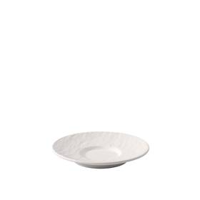 Villeroy & Boch 003686375062 Manufacture Rock Blanc Espresso Cup Saucer 4.75 In Premium Porcelain White