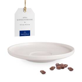 Villeroy & Boch 003686436114 Afina Coffee Cup Saucer Premium Porcelain Made In Germany Dishwasher And M