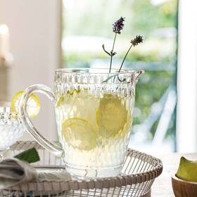 1172990401 Villeroy & Boch And Boston Glass Pitcher