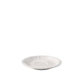 Villeroy & Boch 450102064557 Manoir Mocha/espresso Saucer 5 In Premium Porcelain White