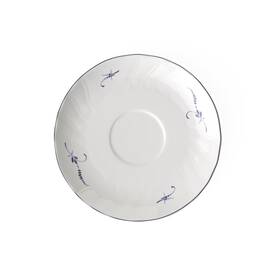 Villeroy & Boch 450102072064 Vieux Luxembourg Tea Cup Saucer 6 In Premium Porcelain White/blue