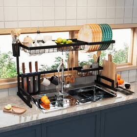 Vps-4629210 Vipush Over The Sink Dish Drying Rack - Large Drainer For Storage Kitche Vps-4629210 Vipush Over The Sink Dish Drying Rack - Large Drainer For Storage Kitche