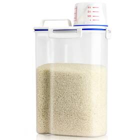 Ui-fc-1 Viretec Rice Storage Container 3 To 5lbs Dry Food Airtight Pet Dog Cat Fo