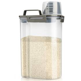 Ui-fc-3g Viretec Rice Airtight Storage Container 3 To 5lbs Cereal Dry Food Flour Bin Pet Dog