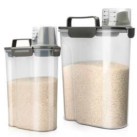 Vi-fc2p-5g Viretec Rice Storage Container 5 To 10lb Dry Food Airtight Dispenser Pet Dog Cat Fo